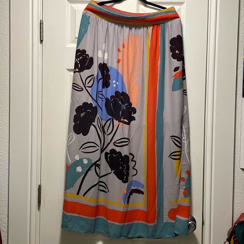 Anthropologie Maeve long maxi skirt SzL